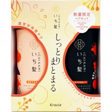 Kracie - ICHIKAMI 濃密保濕 洗護套裝 洗頭水 480ml + 護髮素 480g 163-0147